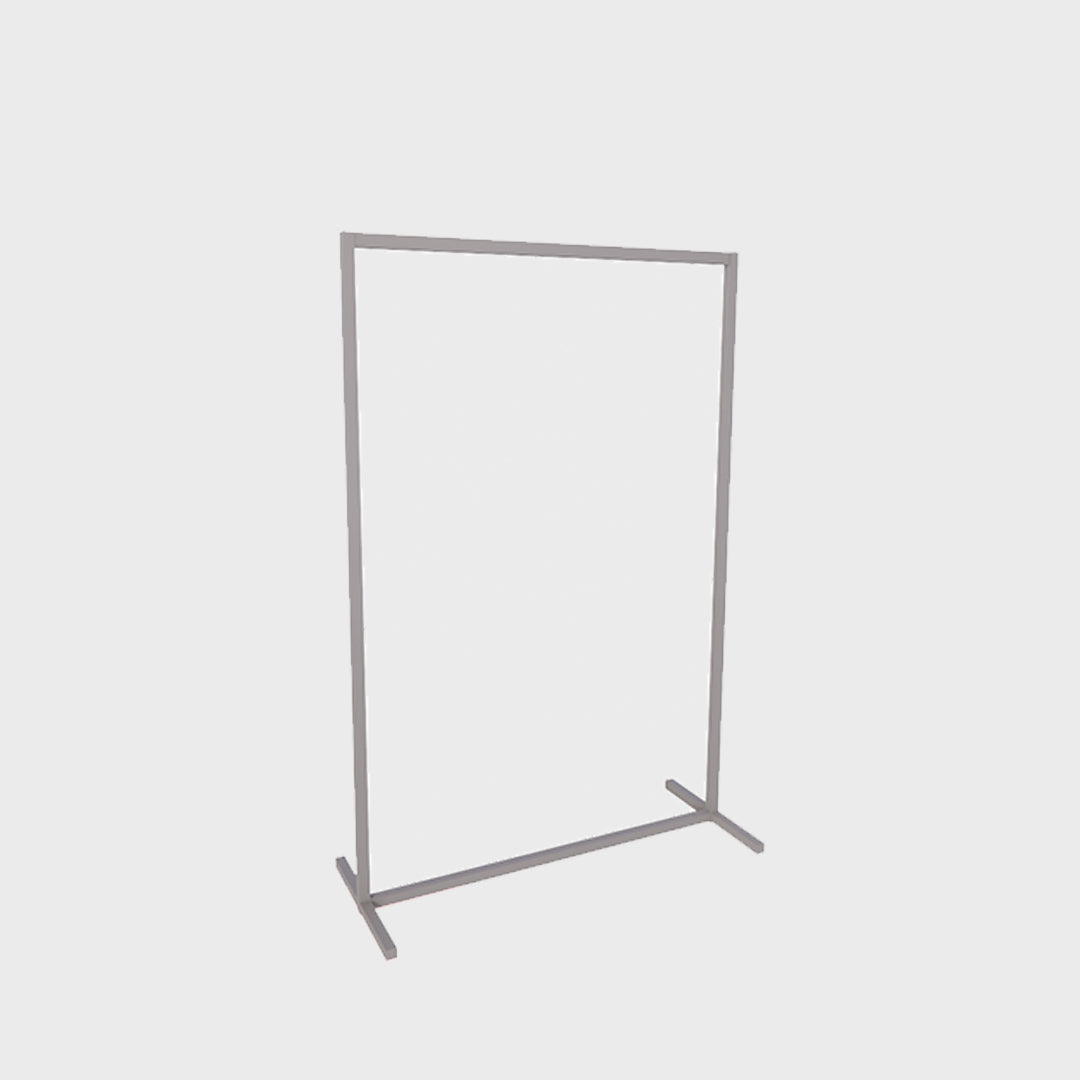 Sleek Stainless Steel Clothes Rack