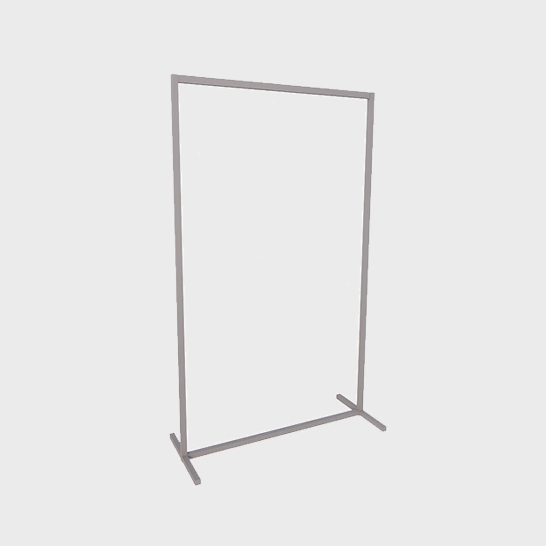 Sleek Stainless Steel Clothes Rack