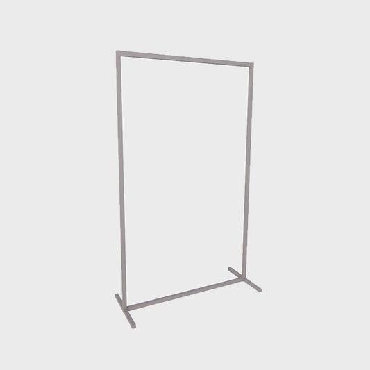 Sleek Stainless Steel Clothes Rack