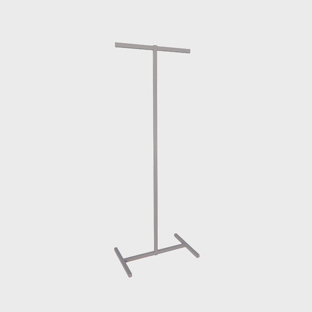 2-Way Silver Clothes Rack